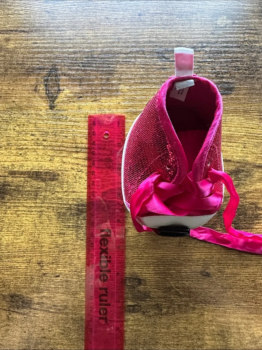 Build a Bear Pink Roller Shoes with Ribbon Laces